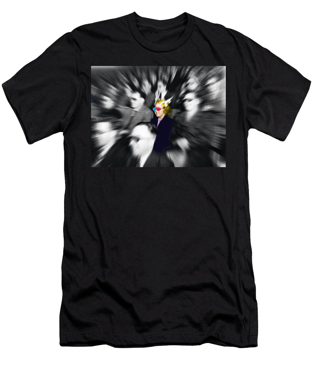 Laughing Girl At the Movies Tony Rubino T-Shirt