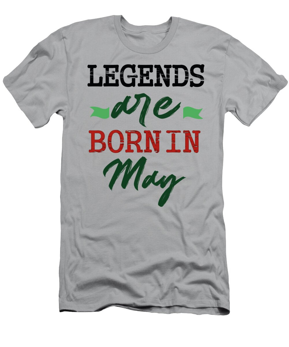 Legends Are Born in May Lahoucine Mouhsine T-Shirt