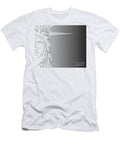 Liberty Image Halftone Outline Drawing Bigalbaloo Stock T-Shirt