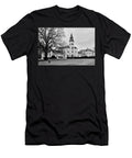 Limestone Legacy Kansas State University Anderson Hall Manhattan Ks Black and White Dmr Filho T-Shirt