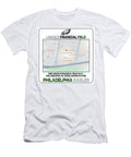 Lincoln Financial Field Map Kevin Walker and Pixel Reverie T-Shirt