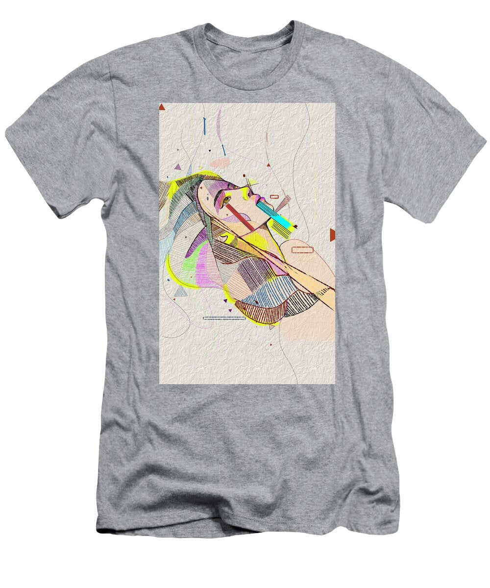 Line Art Illustration Ai Aida T-Shirt