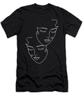 Line Art Woman Face Manuel Schmucker T-Shirt