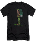 Line Design Lineart Backpacker on Camping Jan Bleke T-Shirt