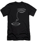 Line Style Woman Face Manuel Schmucker T-Shirt