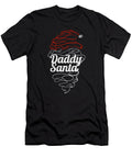 Lineart Daddy Santa Hat and Beard Christmas Jan Bleke T-Shirt
