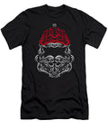 Lineart Ornaments Santas Hat and Beard Merry Christmas Jan Bleke T-Shirt