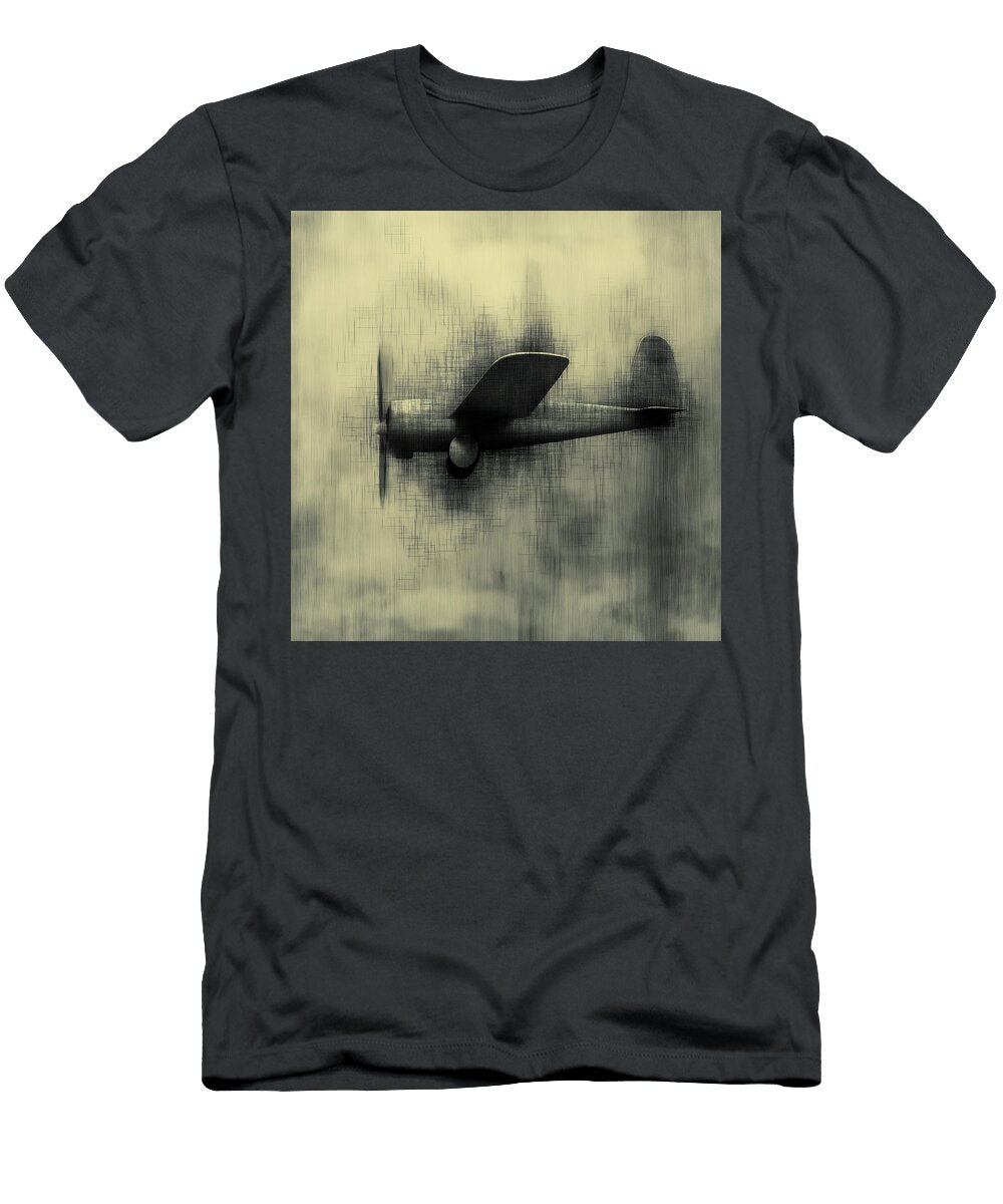 Lineart Sketch of an Airplane Gra 21 Yo Pedro T-Shirt