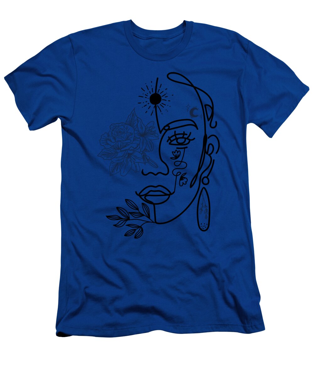 Lineart Woman Manuel Schmucker T-Shirt
