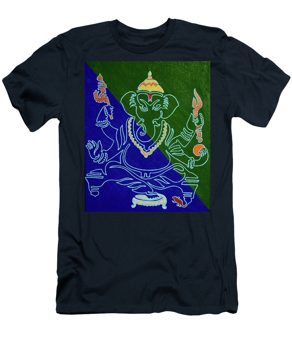 Lord Ganesha Sudeshna Sengupta T-Shirt