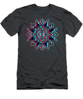 Lotus Mandala Halftone Anaglyph Design Retro Art Lover Gift Riou Aryiah T-Shirt