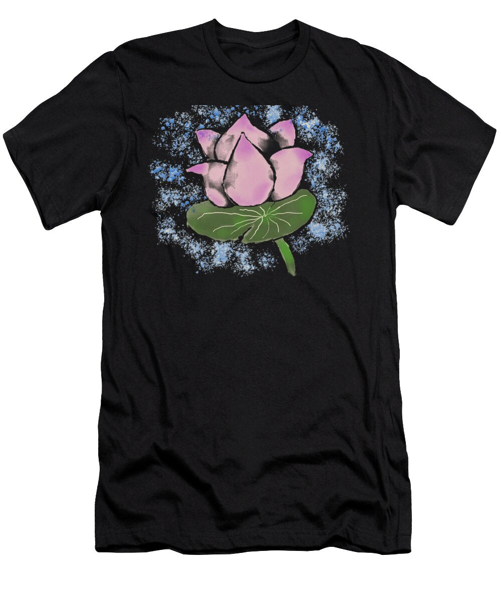 Lotus Stencil Kaye Terrelonge T-Shirt