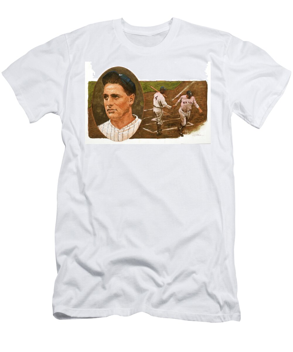 Lou Gehrig New York Yankees Tom Lydon T-Shirt