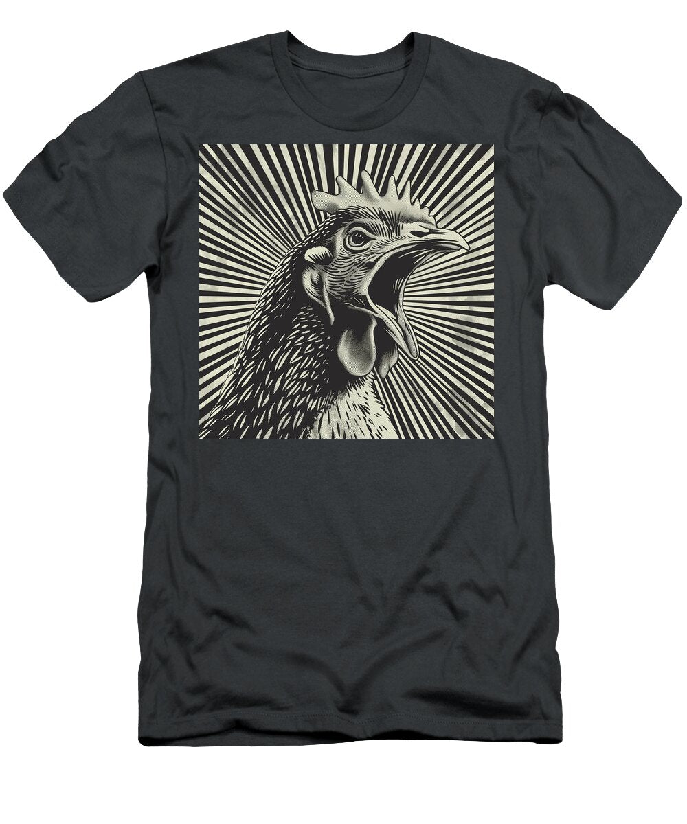Loud Chicken Mouth Comic Book Art 43 Mad Paperairplanes T-Shirt