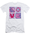 Love Letters Valentines Day Greeting Card Art By Jen Montgomery Jen Montgomery T-Shirt