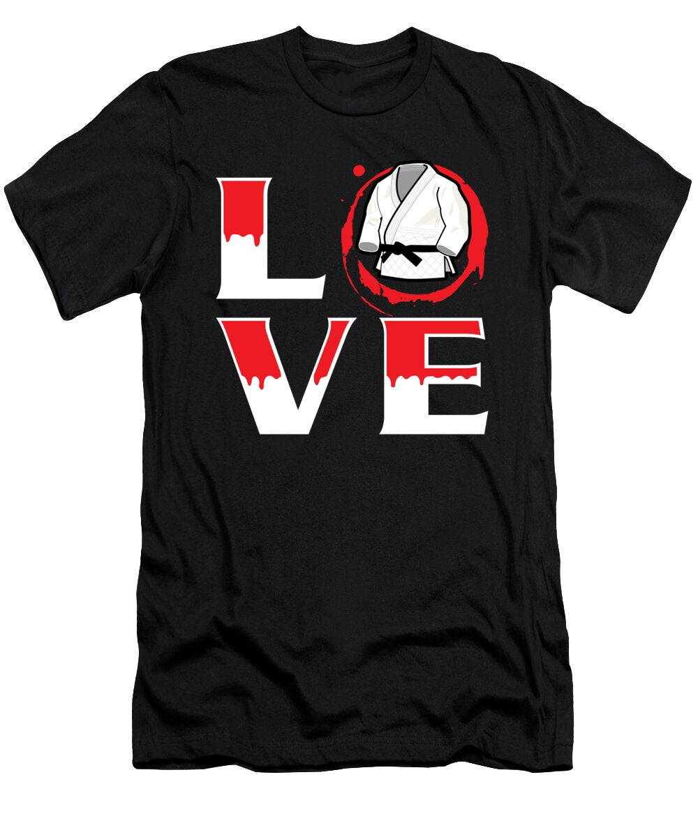 Love Martial Arts Design Jan Deelmann T-Shirt