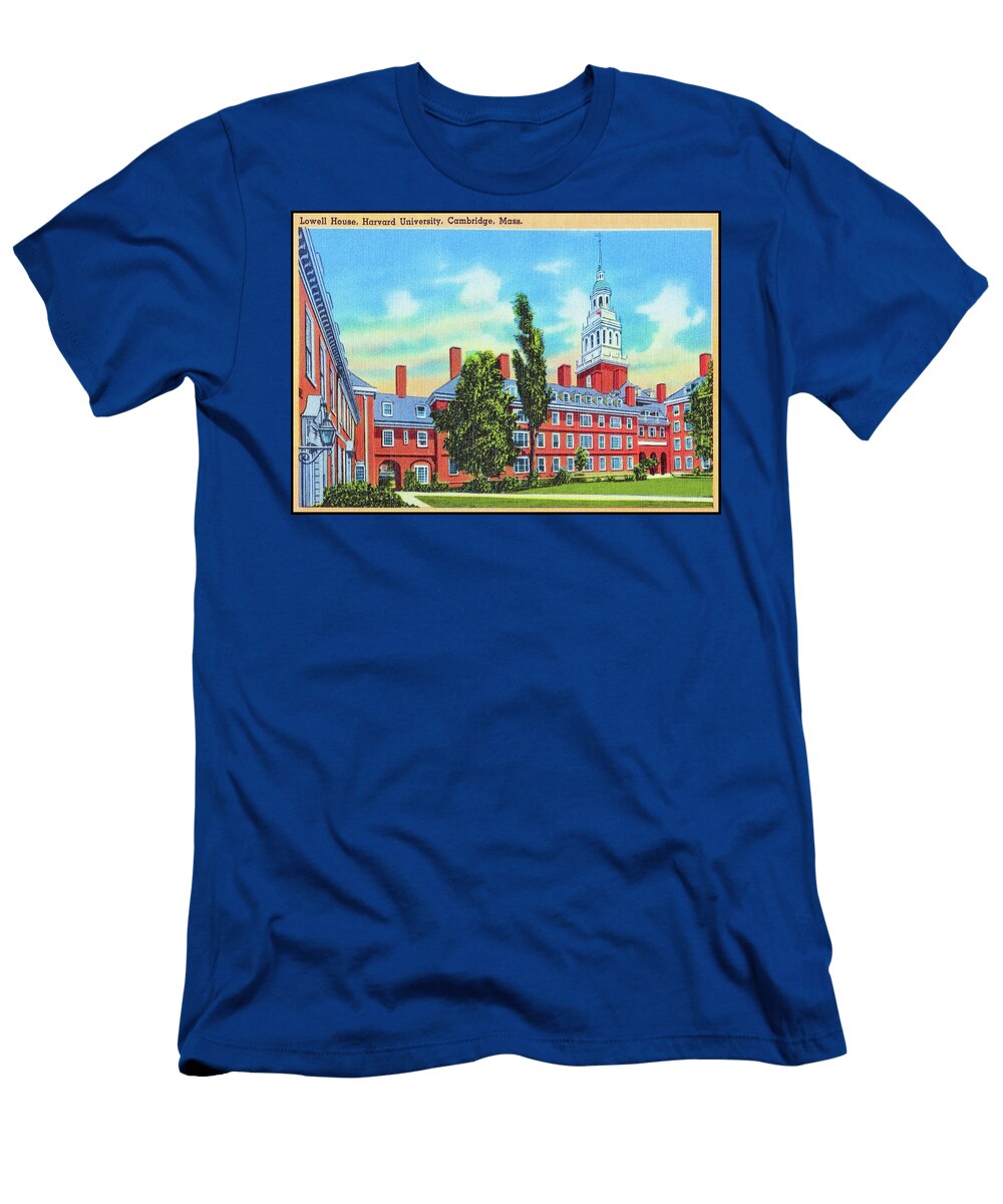 Lowell House Harvard University Cambridge Massachusetts Vintage Poster Carol Japp T-Shirt