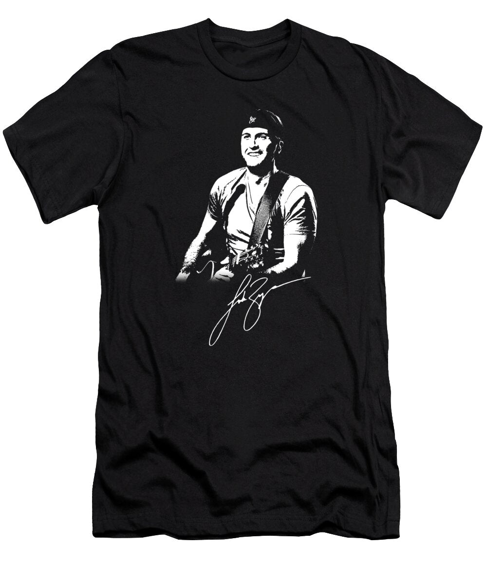 Luke Bryan White Stencil Do Van Phung T-Shirt