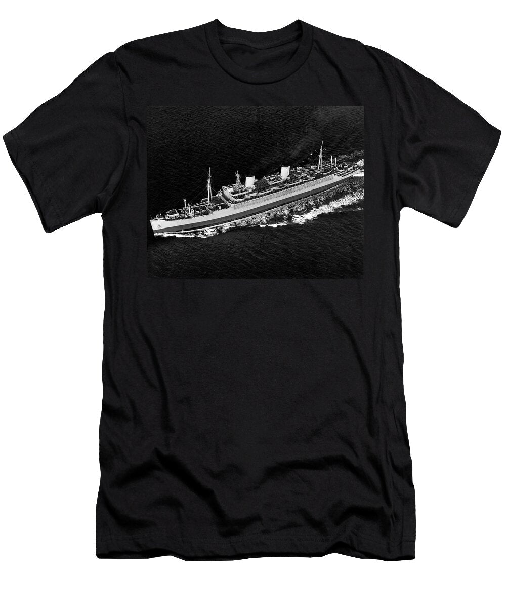 Luxury Liner to Troop Ship Underwood Archives T-Shirt