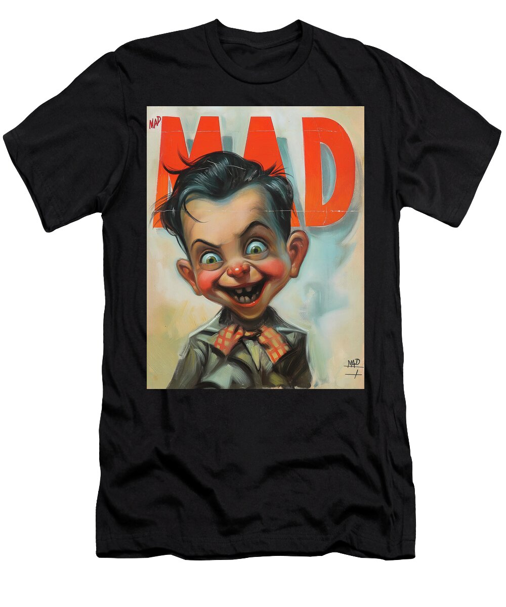 Mad Crazy Boy Comic Book Cover 26 Mad Paperairplanes T-Shirt