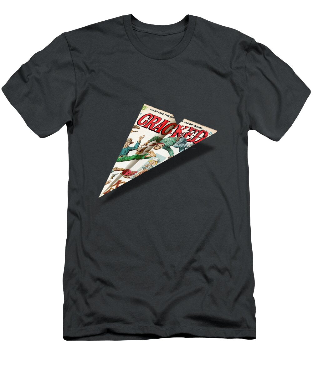 Mad Paper Airplane Cracked 112 Mad Paperairplanes T-Shirt