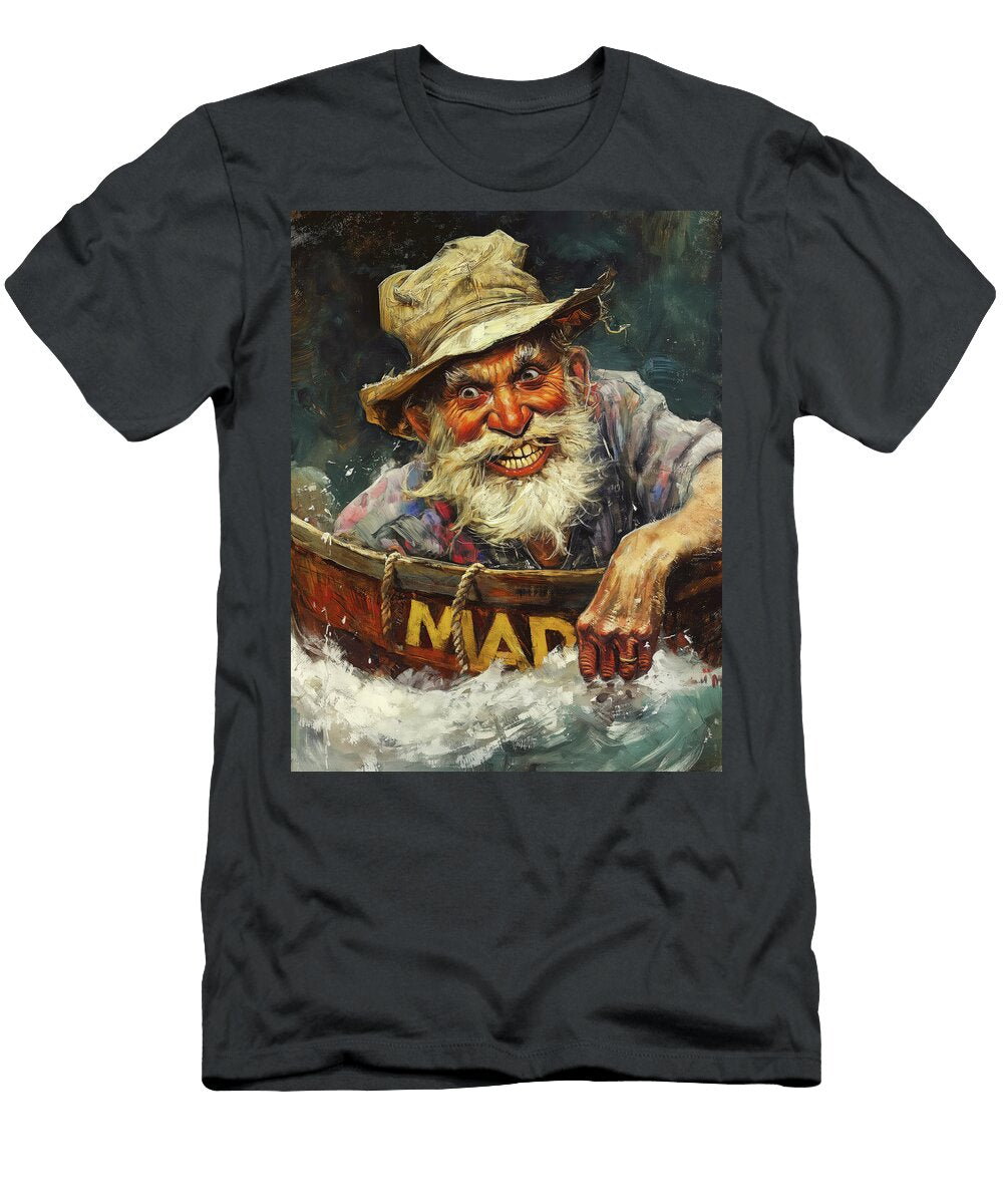 Mad Sailor and Boat Comic Book Cover 38 Mad Paperairplanes T-Shirt