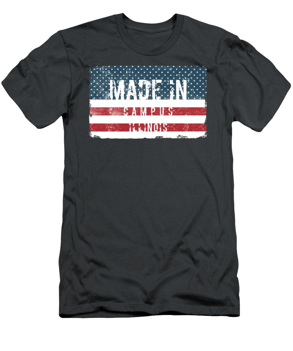 Made in Campus Illinois Tintodesigns T-Shirt