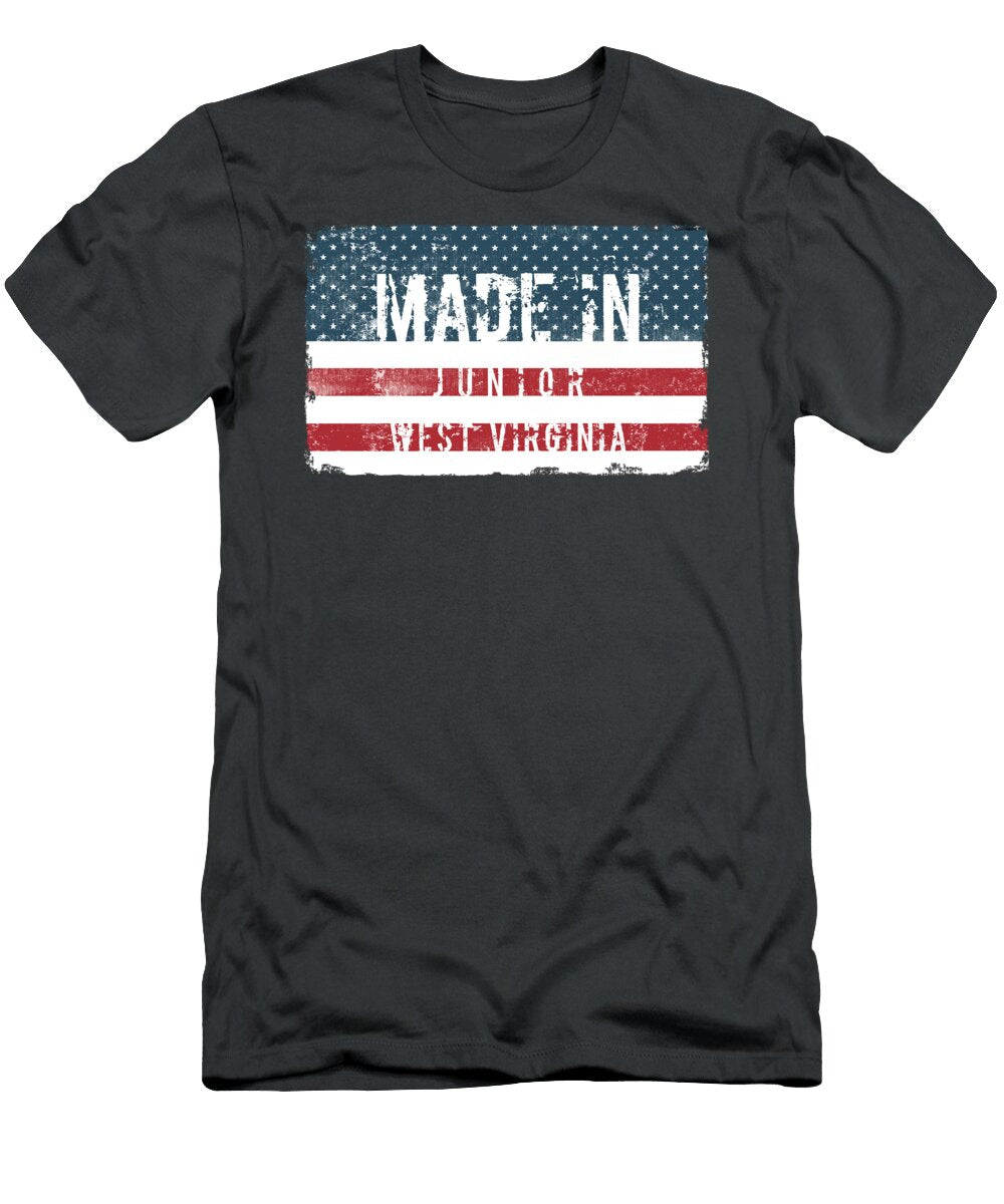 Made in Junior West Virginia Tintodesigns T-Shirt