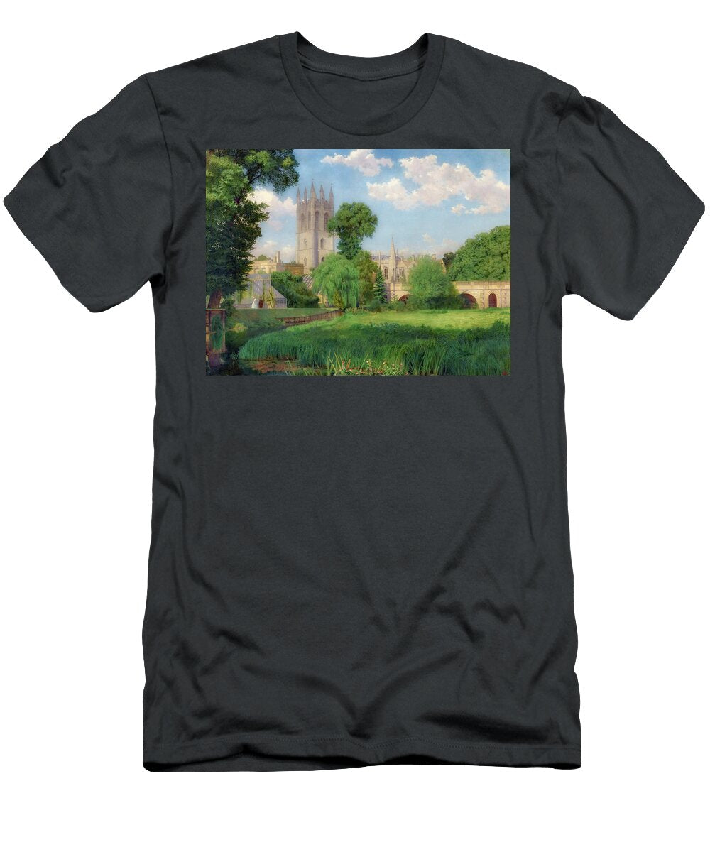 Magdalen Bridge and College John Mulcaster Carric T-Shirt