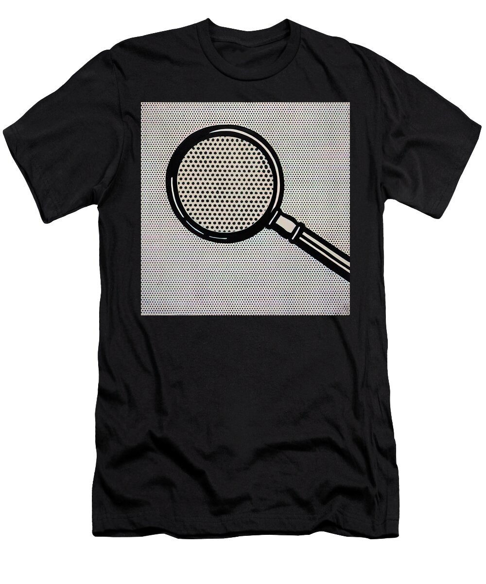 Magnifying Glass 1963 Fine Art Canvas By Roy Lichtenstein Steven Ants T-Shirt