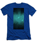Magnolia Minimal Modern Abstract Painting Dodger Blue Studio Grafiikka T-Shirt
