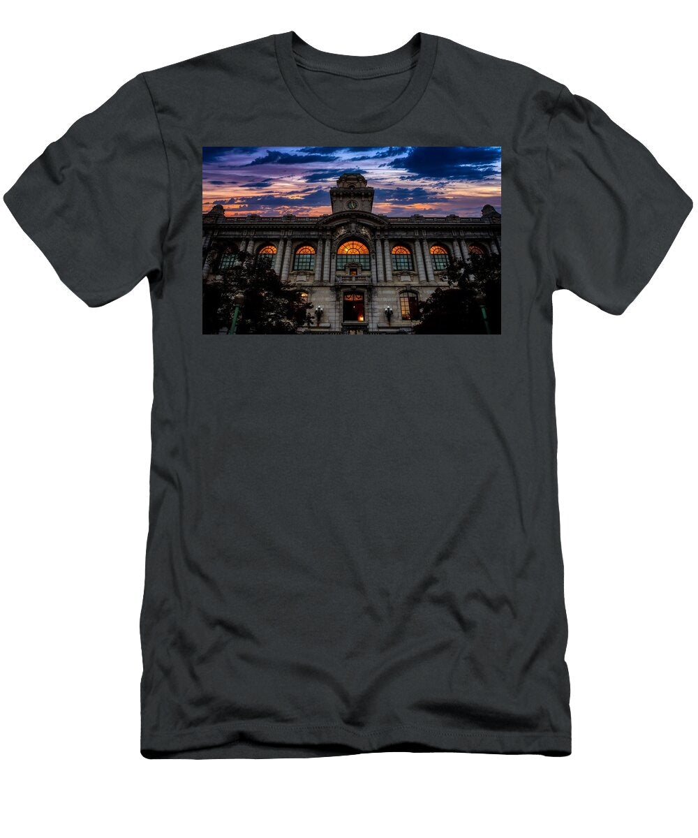Mahan Hall United States Naval Academy Usna Nathan Burke T-Shirt