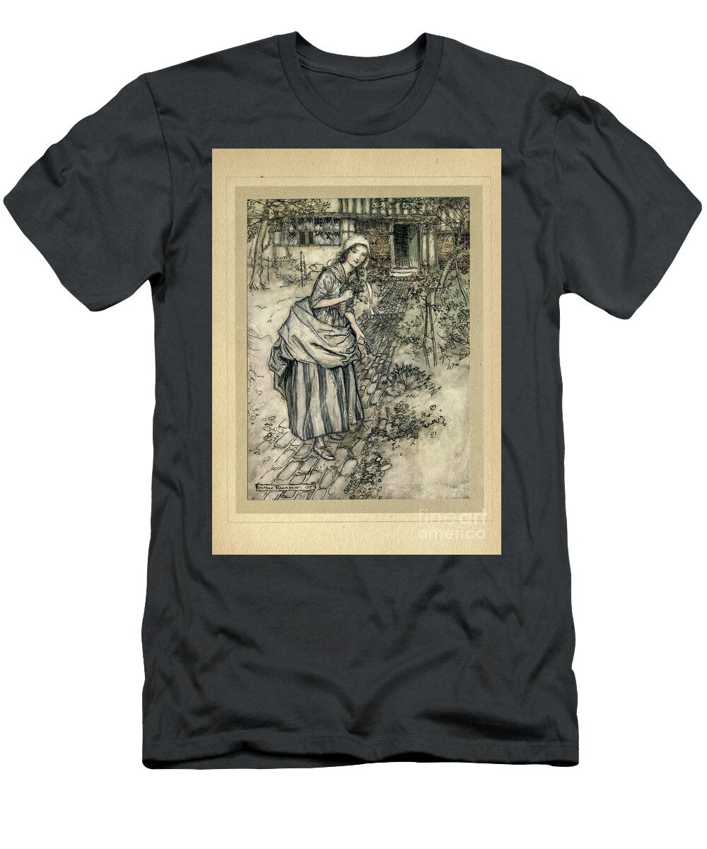 Maidens Call It Love in Idleness Historic Illustrations T-Shirt