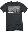 Main College Building Simmons University Boston Black and White Dmr Filho T-Shirt