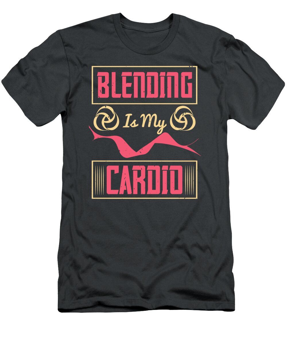 Makeup Lover Gift Blending Is My Cardio Funny Women Funnygiftscreation T-Shirt