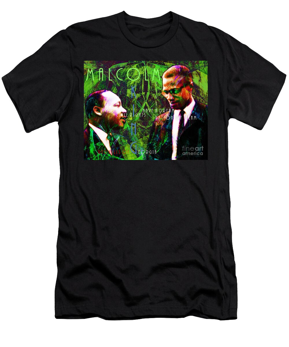 Malcolm and the King 20140205p68 with Text Wingsdomain Art and Photography T-Shirt