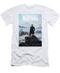 Man on Mountain Top Go Girl Art T-Shirt