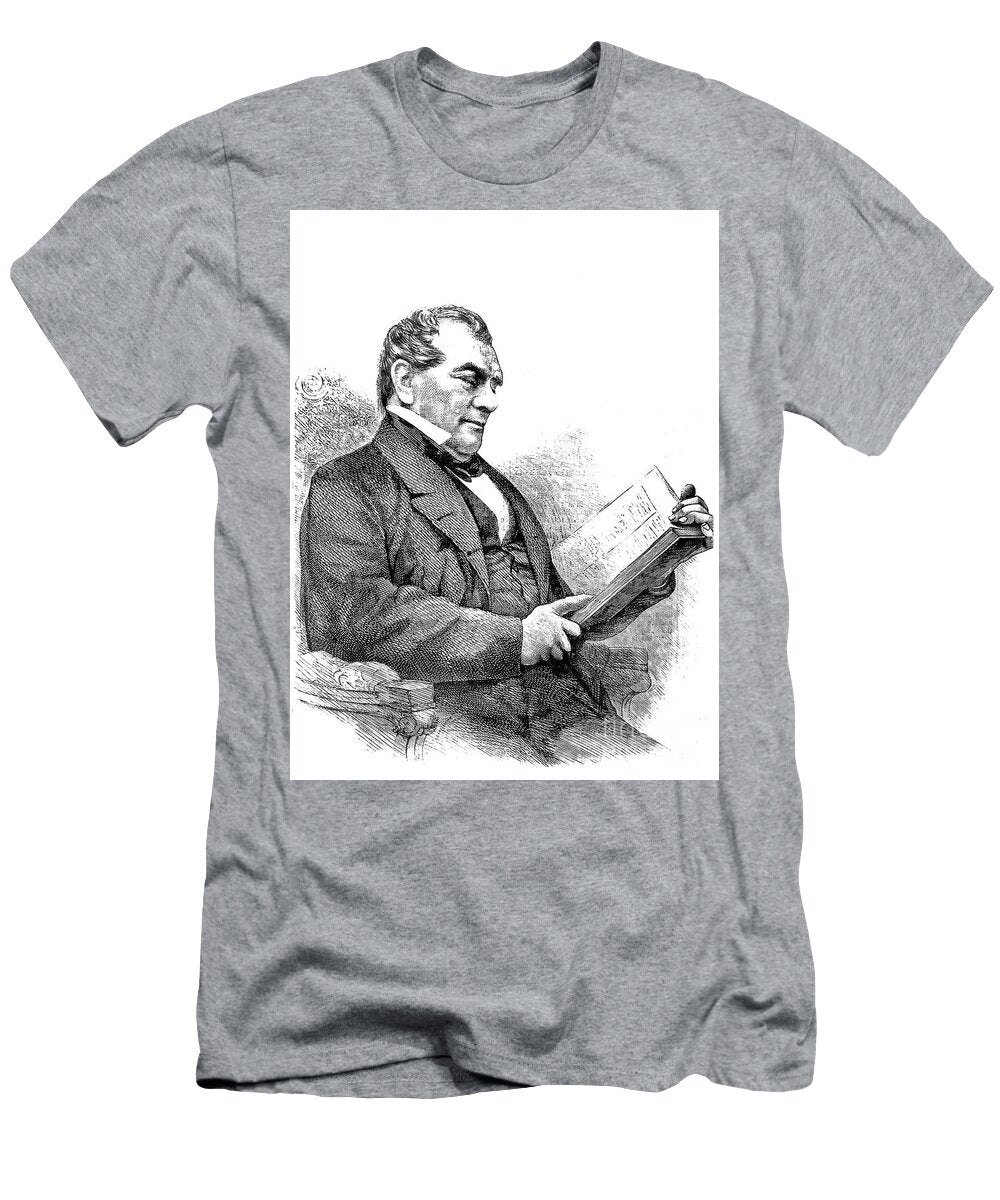 Man Reading a Book Pete Klinger T-Shirt