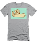 Man Reading Long Book Csa Images T-Shirt