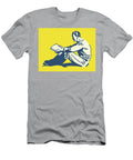 Man Reading Papers While Sitting on Floor Csa Images T-Shirt