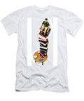 Man Sitting on Stack of Books Csa Images T-Shirt