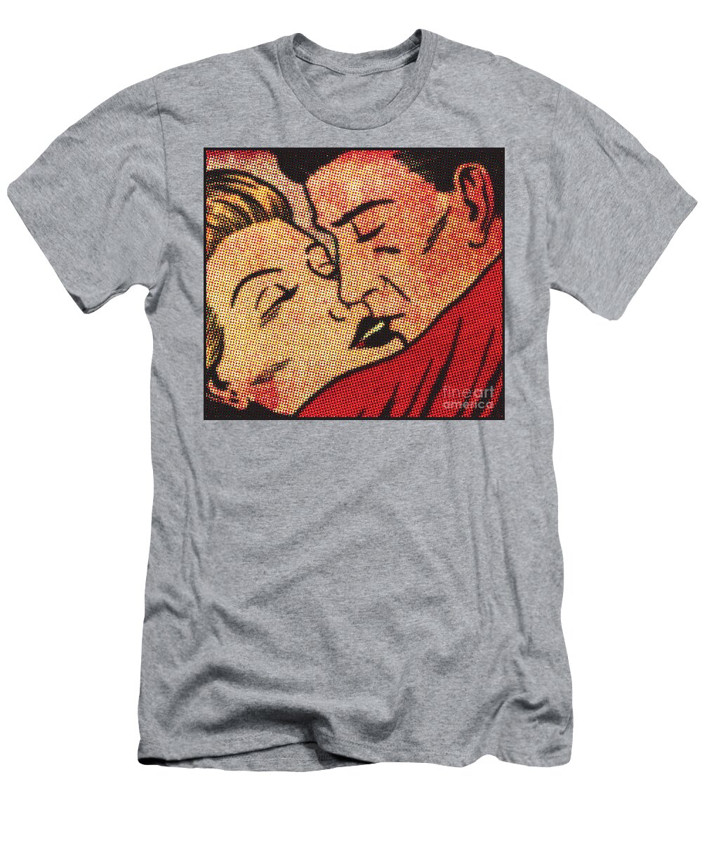 Man Woman Romance Kreatif Studio Menggambar T-Shirt