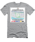 Map of Acrisure Stadium Kevin Walker and Pixel Reverie T-Shirt