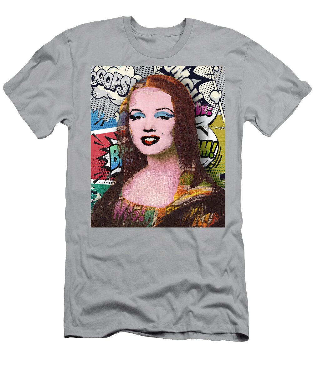 Marilyn Monroe Mona Lisa Pop Tony Rubino T-Shirt