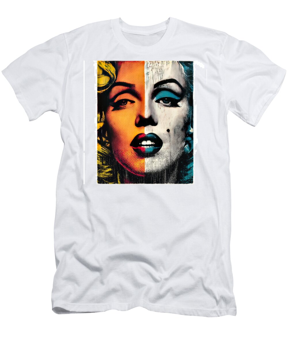 Marilyn Monroe Pop Art Portrait Chere Leonard T-Shirt