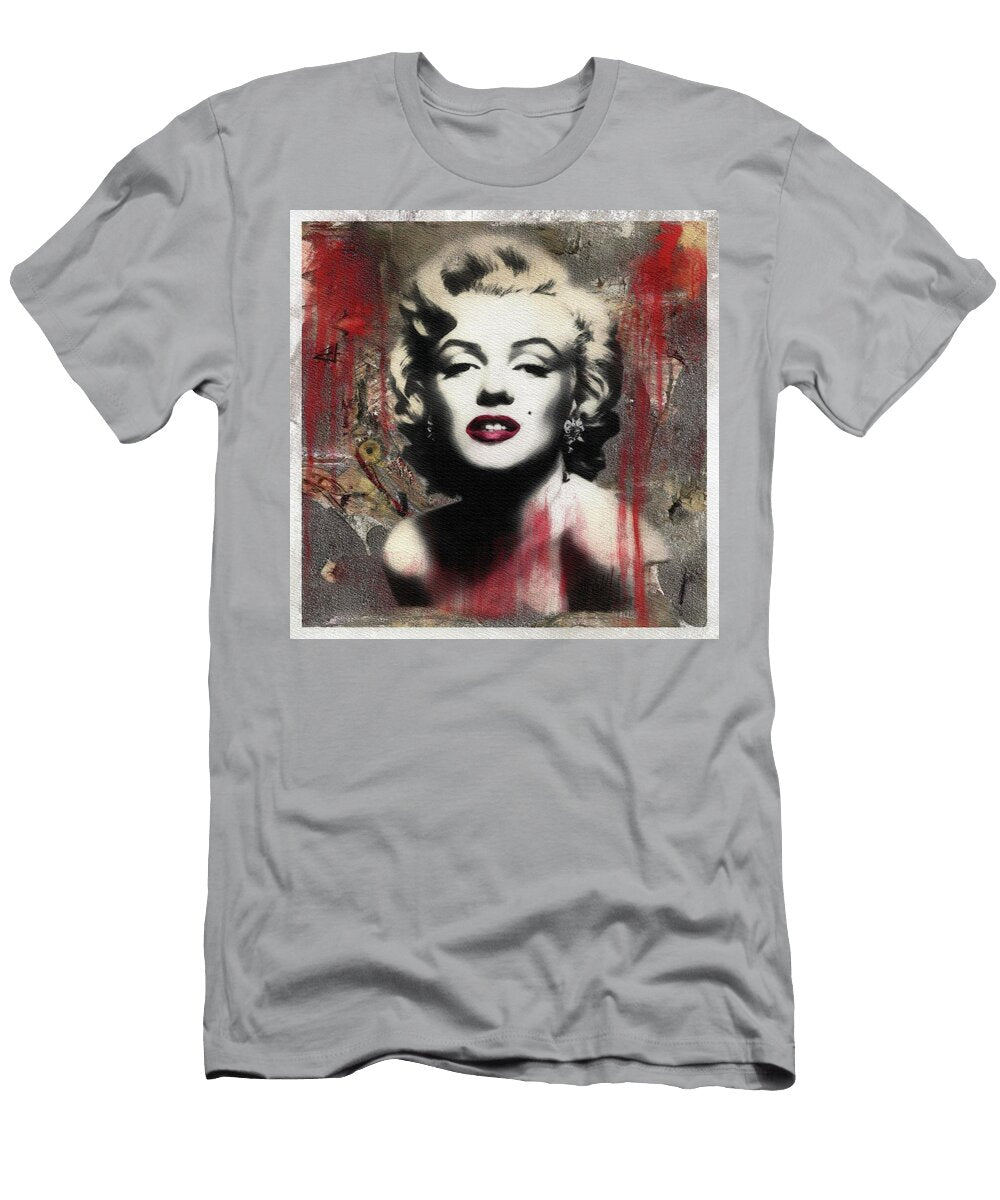 Marilyn Monroe Stencil Portrait John Springfield T-Shirt