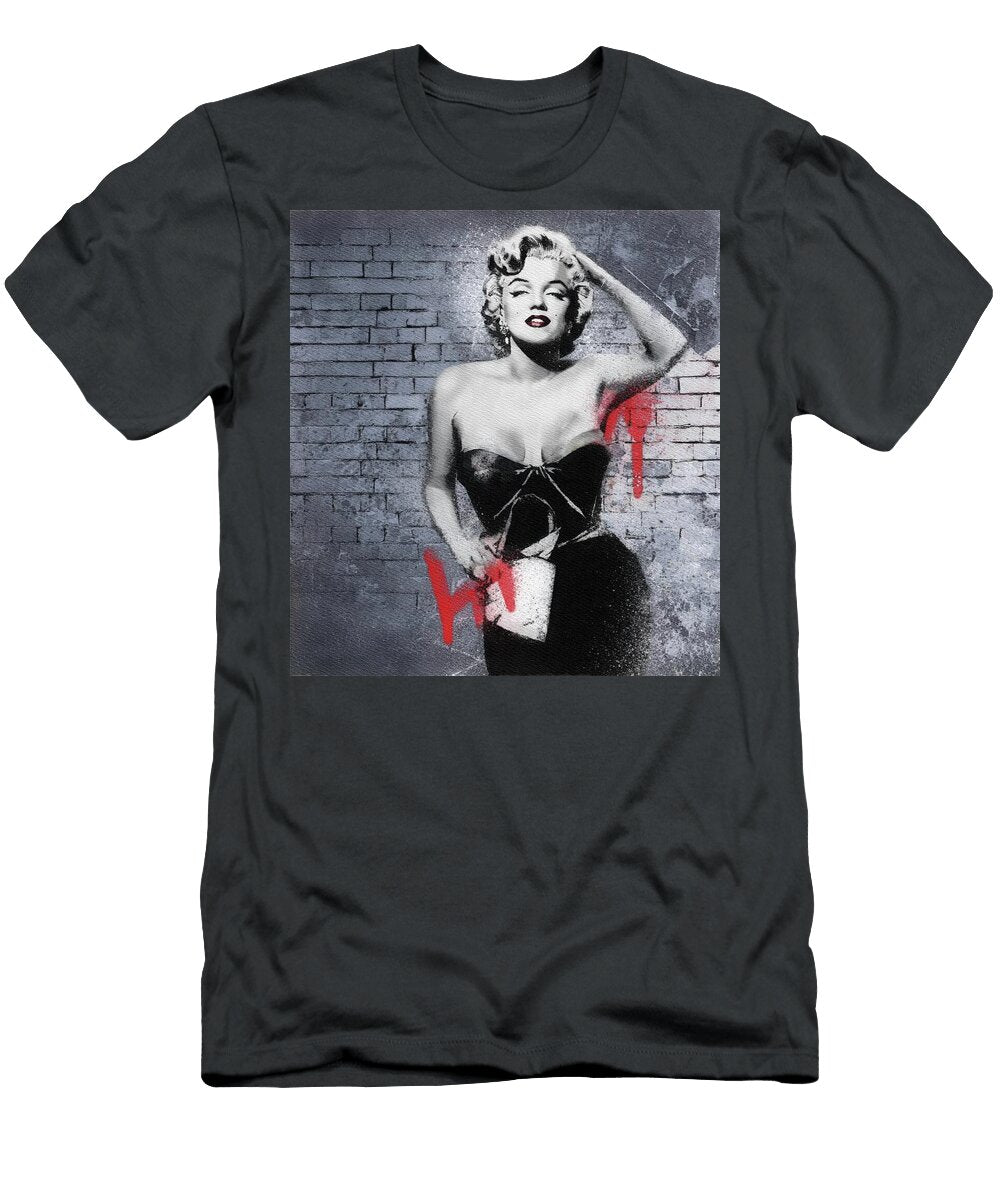 Marilyn Monroe Street Art John Springfield T-Shirt