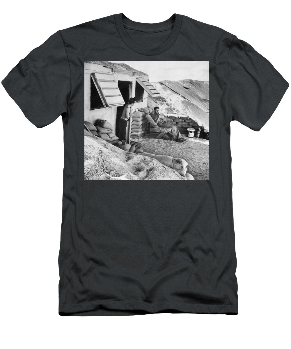 Marines Relax on Midway Island Underwood Archives T-Shirt