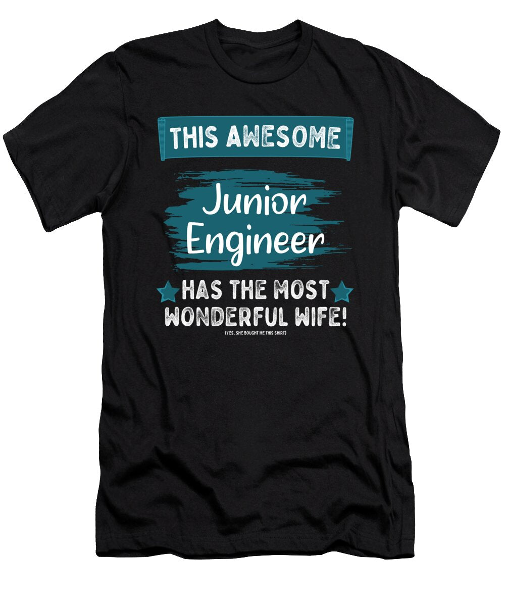 Married Junior Engineer Husband Job Profession Tenshirt T-Shirt