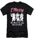 Marry the Others Are Only There to Drink Unicorn Florian Dold Art T-Shirt